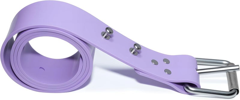 DiveTec Silicone Diving Weight Belt 54" (138cm) with Detachable Stainless Steel Fastening Studs – Ideal for Freediving & Spearfishing - Image 3